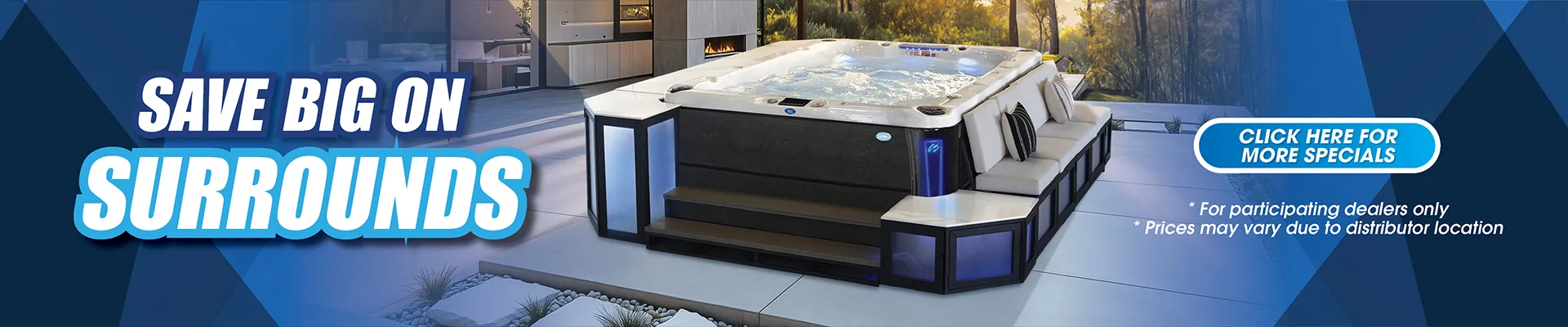 Calspas hot tub being used in a family setting - Hurricane
