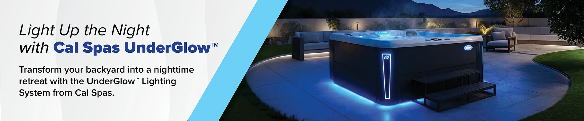 Calspas hot tub being used in a family setting - Hurricane