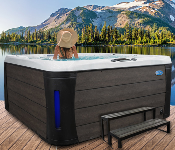 Calspas hot tub being used in a family setting - hot tubs spas for sale Hurricane